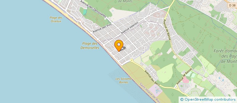 localisation de l'entreprise ASSOCIATION DES ENTREPRENEURS FRANCAIS à SAINT-HILAIRE-DE-RIEZ