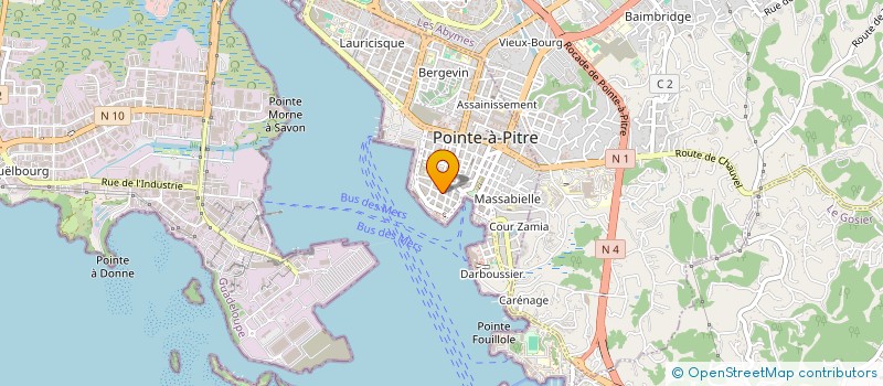 localisation de l'entreprise ASSOCIATION DES ENTREPRENEURS HAITIENS DE GUADELOUPE à POINTE-A-PITRE