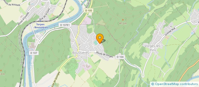 localisation de l'entreprise ASSOCIATION DES ENTREPRENEURS LOCAUX  BOUSSIERES