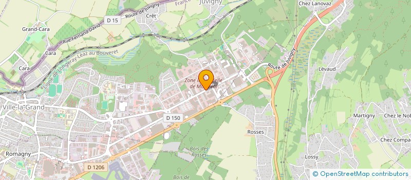 localisation de l'entreprise ASSOCIATION DES ENTREPRENEURS VILLAMAGNAINS à VILLE-LA-GRAND