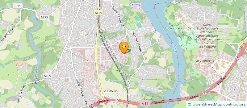 localisation de l'entreprise ASSOCIATION DES ENTREPRISES DE LA CHAPELLE SUR ERDRE  LA CHAPELLE-SUR-ERDRE