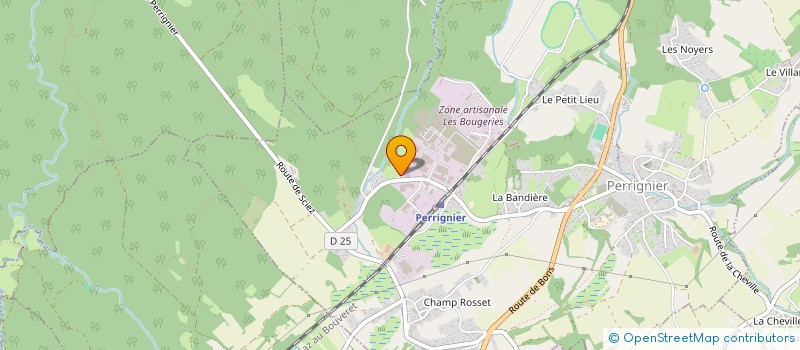 localisation de l'entreprise ASSOCIATION DES ENTREPRISES DE PERRIGNIER  PERRIGNIER