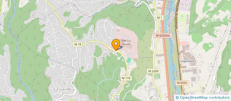 localisation de l'entreprise ASSOCIATION DES ENTREPRISES ET COMMERCANTS GAUDOIS  LA GAUDE