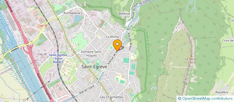 localisation de l'entreprise ASSOCIATION DES ENTREPRISES INCLUSIVES DE L'ISERE AE2I  SAINT-EGREVE