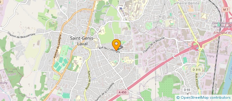 localisation de l'entreprise ASSOCIATION DES ERYTHREENS DE LA REGION AUVERGNE RHONE ALPES à SAINT-GENIS-LAVAL