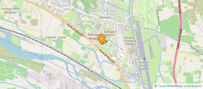 localisation de l'entreprise ASSOCIATION DES ETABLISSEMENTS DE COOPERATION INTERCOMMUNALE POUR L'INCUBATION DES PROJETS DE COOPERATION DU DELTA RHOD  AVIGNON