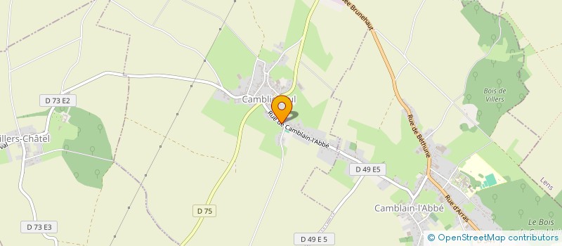 localisation de l'entreprise ASSOCIATION DES ETATS GENERAUX DES ETUDIANTS DE L'EUROPE - ANTENNE DE LILLE (AEGEE LILLE)  CAMBLIGNEUL