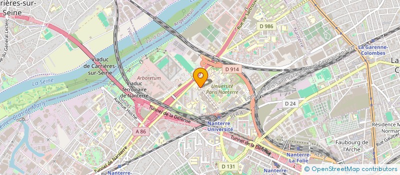 localisation de l'entreprise ASSOCIATION DES ETUDIANT-E-S DE DROIT INTERNATIONAL DE NANTERRE  NANTERRE