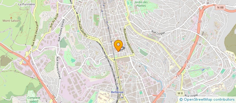 localisation de l'entreprise ASSOCIATION DES ETUDIANT.E.S EN MASTER ADMINISTRATION ET GESTION DE LA MUSIQUE OU LES AGITATEURS DE MUSIQUE  SAINT-ETIENNE