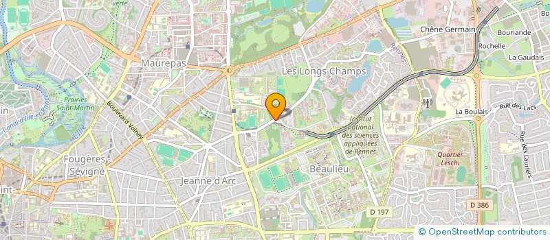 localisation de l'entreprise ASSOCIATION DES ETUDIANT(E)S ET STAGIAIRES TCHADIEN(NE)S DE RENNES à RENNES