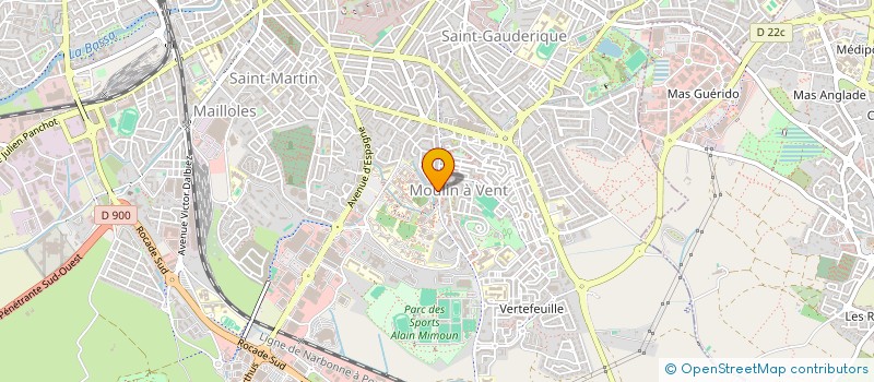 localisation de l'entreprise ASSOCIATION DES ETUDIANTS ALGERIENS DE PERPIGNAN  PERPIGNAN