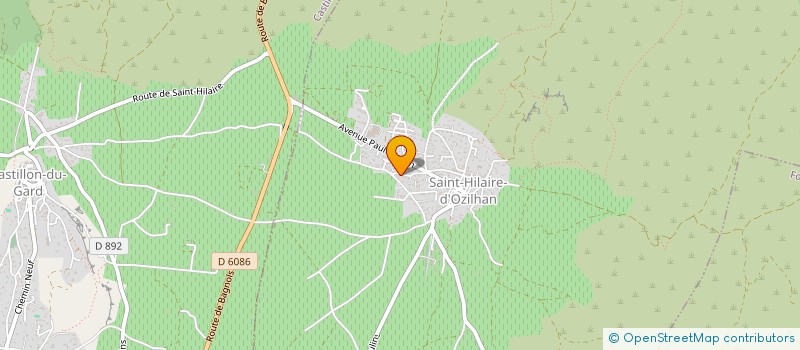 localisation de l'entreprise ASSOCIATION DES ETUDIANTS ANCIENS ETUDIANTS ET ENSEIGNANTS EN GENEALOGIE ET HISTOIRE DES FAMILLES DE L UNIVERSITE DE NIM  SAINT-HILAIRE-D'OZILHAN