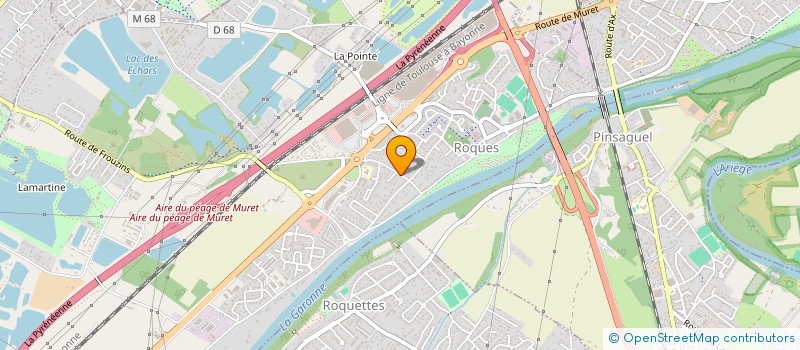 localisation de l'entreprise ASSOCIATION DES ETUDIANTS CADRES DE SANTE TOULOUSAINS (ASSEC TOULOUSAINS)  ROQUES