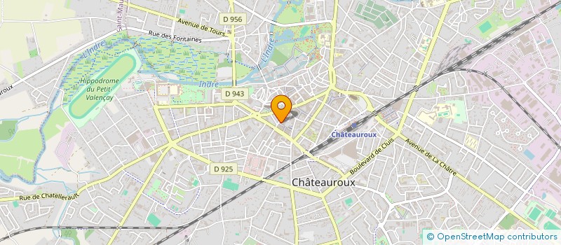 localisation de l'entreprise ASSOCIATION DES ETUDIANTS CASTELROUSSINS à CHATEAUROUX