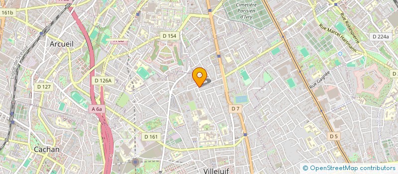 localisation de l'entreprise ASSOCIATION DES ETUDIANTS CHINOIS RESIDANT EN FRANCE à VILLEJUIF