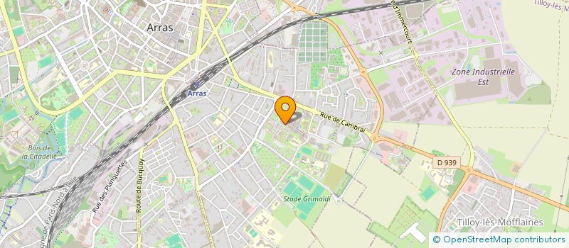 localisation de l'entreprise ASSOCIATION DES ETUDIANTS D'HISTOIRE ET DE GEOGRAPHIE DE L'UNIVERSITE D'ARTOIS à ARRAS