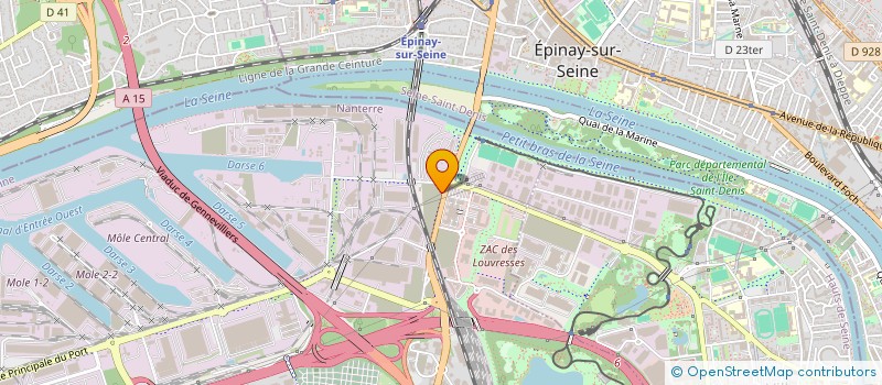 localisation de l'entreprise ASSOCIATION DES ETUDIANTS DE GENNEVILLIERS à GENNEVILLIERS