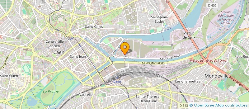 localisation de l'entreprise ASSOCIATION DES ETUDIANTS DE L'ESAM à CAEN
