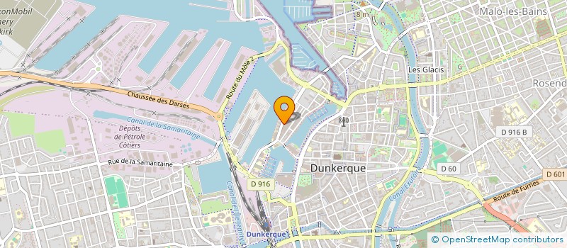 localisation de l'entreprise ASSOCIATION DES ETUDIANTS DE L'INTERVENTION SOCIALE (A.D.E.I.S.) à DUNKERQUE