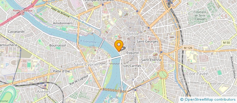 localisation de l'entreprise ASSOCIATION DES ETUDIANTS DE L'ISDAT  TOULOUSE