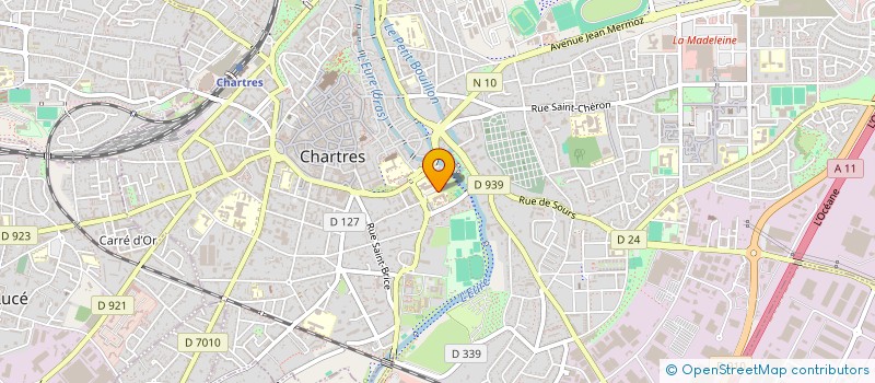 localisation de l'entreprise ASSOCIATION DES ETUDIANTS DE L'IUT DE CHARTRES  CHARTRES