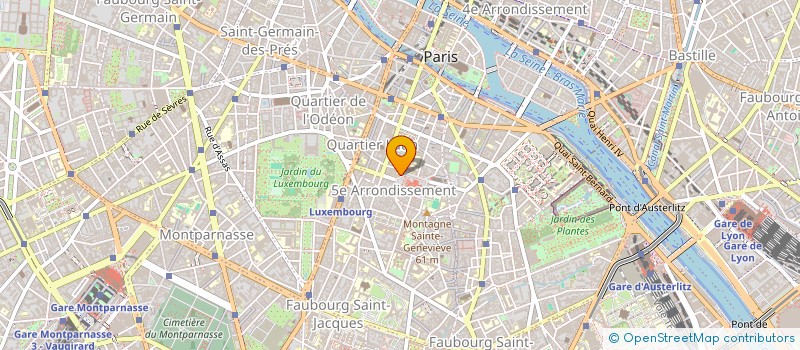 localisation de l'entreprise ASSOCIATION DES ETUDIANTS DE LA SORBONNE EN DROIT DE L'ENERGIE (AESDE) DE L'ECOLE DE DROIT DE LA SORBONNE (EDS - UNIVERS  PARIS