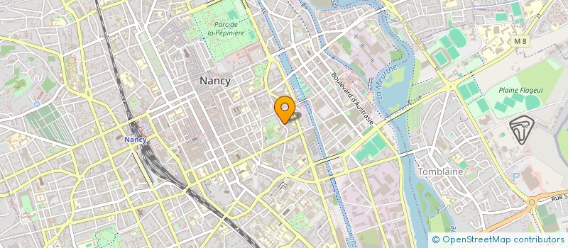 localisation de l'entreprise ASSOCIATION DES ETUDIANTS DE LORITZ  NANCY