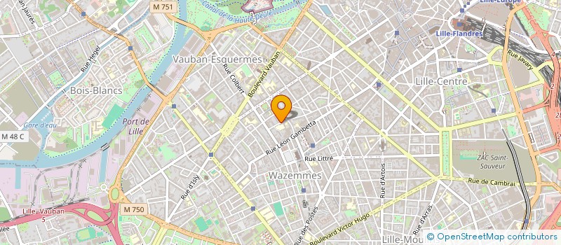 localisation de l'entreprise ASSOCIATION DES ETUDIANTS DE POLYNESIE FRANCAISE DE LILLE à LILLE