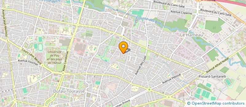 localisation de l'entreprise ASSOCIATION DES ETUDIANTS DE POLYNESIE FRANCAISE DE PAU à PAU