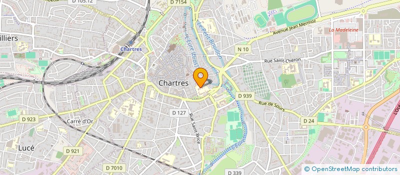 localisation de l'entreprise ASSOCIATION DES ETUDIANTS DES CLASSES PREPARATOIRES DU LYCEE MARCEAU à CHARTRES
