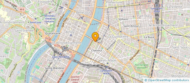 localisation de l'entreprise ASSOCIATION DES ETUDIANTS DU MASTER DROIT PRIVE PARCOURS COMMISSAIRE DE JUSTICE DE L'UNIVERSITE LUMIERE LYON II  LYON