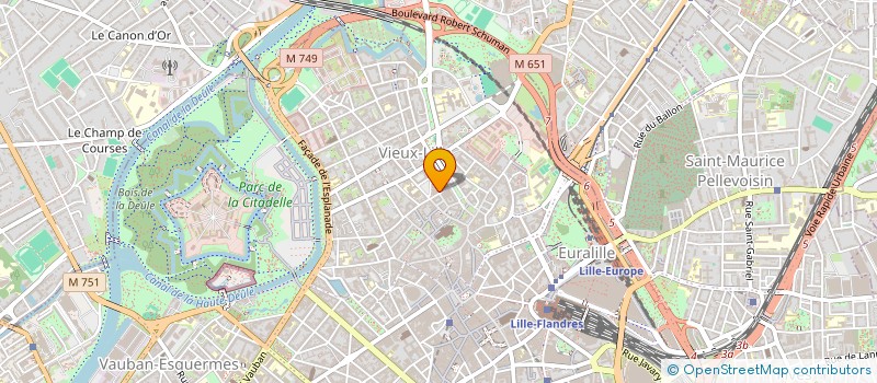 localisation de l'entreprise ASSOCIATION DES ETUDIANTS DU POLE SUP'NORA à LILLE