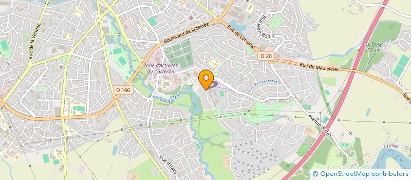 localisation de l'entreprise ASSOCIATION DES ETUDIANTS EN CARRIERES SOCIALES EN CARRIERES DE CHOLET à CHOLET