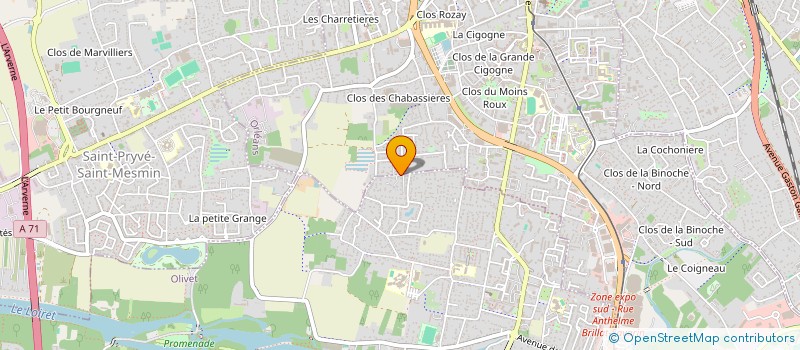 localisation de l'entreprise ASSOCIATION DES ETUDIANTS EN COMPTABILITE D'ORLEANS à ORLEANS