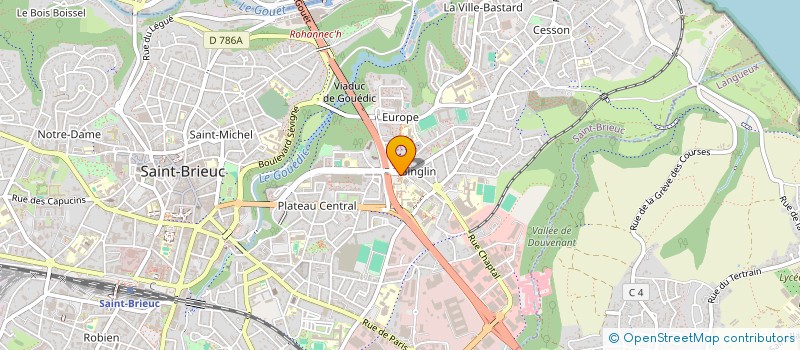 localisation de l'entreprise ASSOCIATION DES ETUDIANTS EN DROIT DE MAZIER à SAINT-BRIEUC