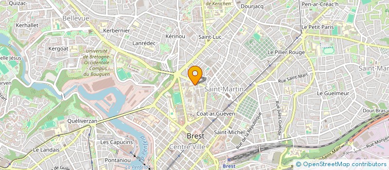 localisation de l'entreprise ASSOCIATION DES ETUDIANTS EN ODONTOLOGIE DE BREST à BREST