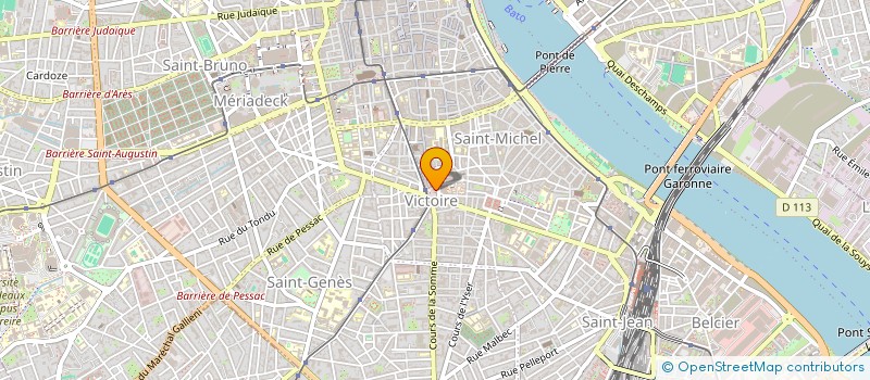 localisation de l'entreprise ASSOCIATION DES ETUDIANTS EN PSYCHOLOGIE DU TRAVAIL  BORDEAUX