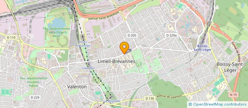 localisation de l'entreprise ASSOCIATION DES ETUDIANTS EN SOINS INFIRMIERS DE LIMEIL  LIMEIL-BREVANNES