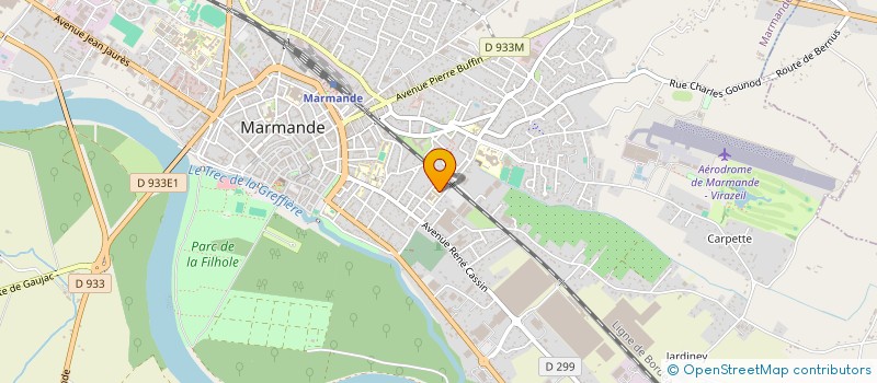 localisation de l'entreprise ASSOCIATION DES ETUDIANTS EN SOINS INFIRMIERS DU 47  MARMANDE