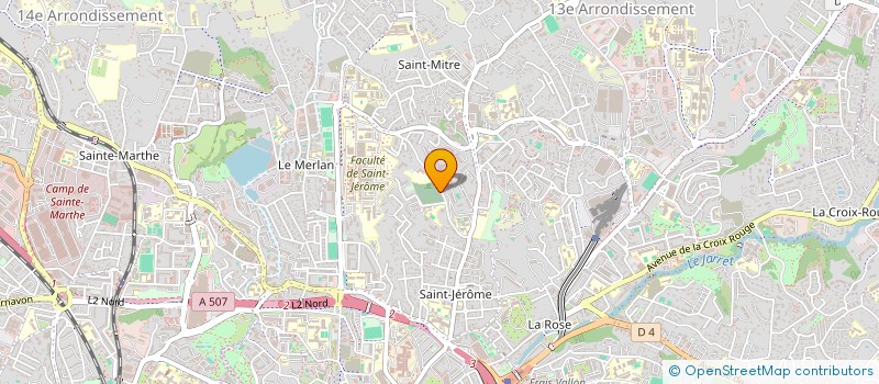 localisation de l'entreprise ASSOCIATION DES ETUDIANTS ET DES ANCIENS ETUDIANTS DU DEPARTEMENTGENIE THERMIQUE ET DE L ENERGIE DE L IUT DE MARSEILLE  MARSEILLE