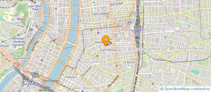 localisation de l'entreprise ASSOCIATION DES ETUDIANTS ET DIPLOMES EN GESTION SOCIO-ECONOMIQUE  LYON