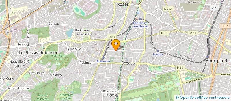 localisation de l'entreprise ASSOCIATION DES ETUDIANTS FRANCO-CHINOIS DE L'UNIVERSITE PARIS SUD (AEFC) à SCEAUX