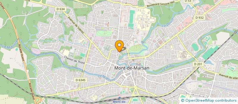 localisation de l'entreprise ASSOCIATION DES ETUDIANTS INFIRMIERS DE MONT-DE-MARSAN à MONT-DE-MARSAN