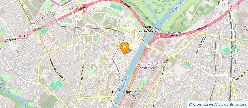 localisation de l'entreprise ASSOCIATION DES ETUDIANTS SAGES-FEMMES D'ANGERS  ANGERS