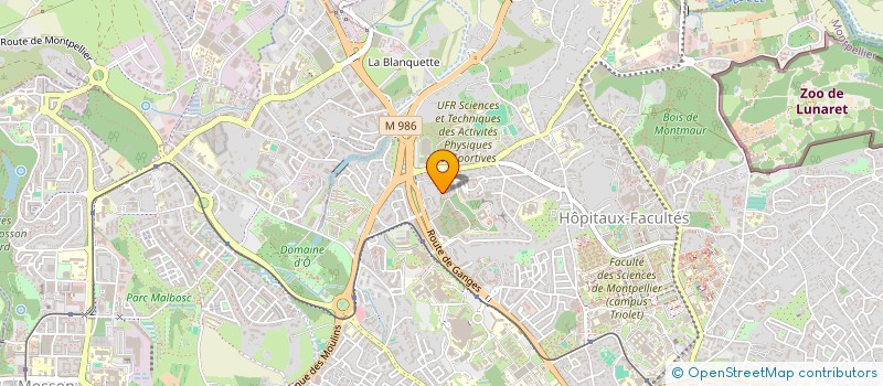 localisation de l'entreprise ASSOCIATION DES ETUDIANTS SENEGALAIS DE MONTPELLIER à MONTPELLIER