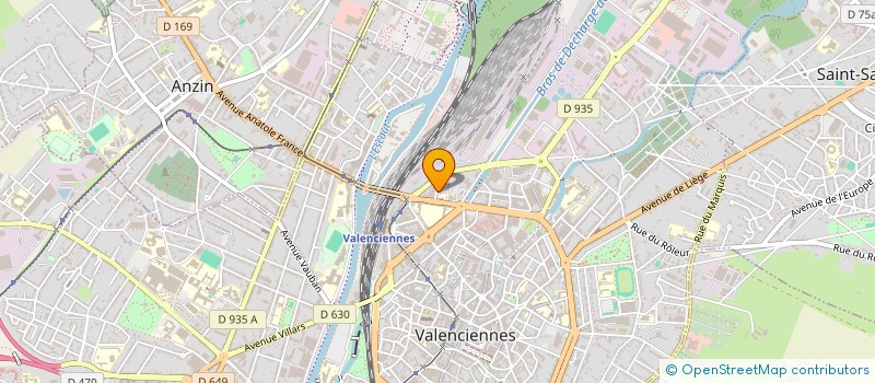 localisation de l'entreprise ASSOCIATION DES ETUDIANTS VIETNAMIENS A VALENCIENNES (AEW)  VALENCIENNES