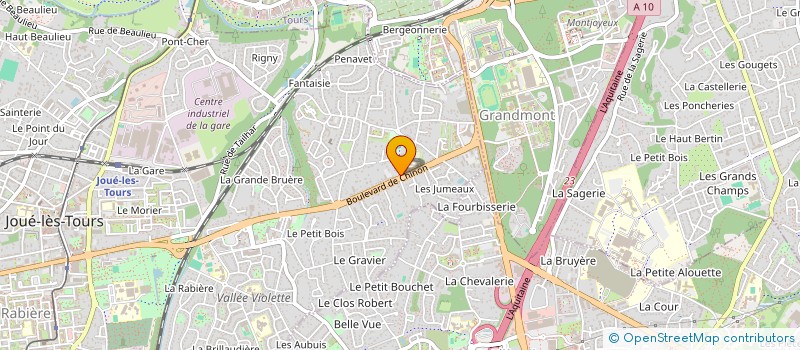 localisation de l'entreprise ASSOCIATION DES ETUDIANTS VIETNAMIENS DU VAL DE LOIRE à JOUE-LES-TOURS