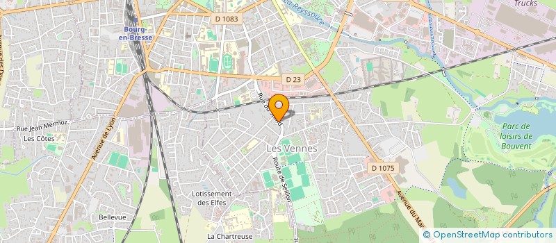 localisation de l'entreprise ASSOCIATION DES EXPERTS FORESTIERS DE LA REGION AUVERGNE RHONE ALPES à BOURG-EN-BRESSE