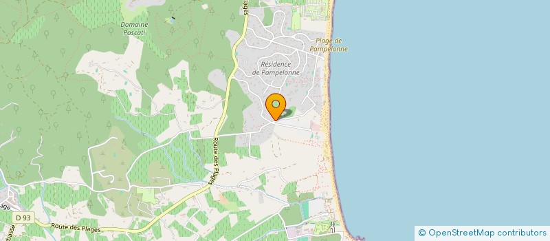 localisation de l'entreprise ASSOCIATION DES EXPLOITANTS DE LA PLAGE DE PAMPELONNE à RAMATUELLE