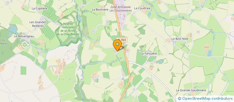 localisation de l'entreprise ASSOCIATION DES FAMILLES  OREE-D'ANJOU